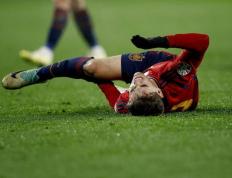 加维在西班牙对阵格鲁吉亚的2024年欧洲杯预选赛中严重膝盖受伤