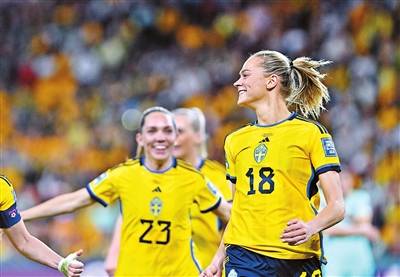 瑞典女足再夺世界杯季军