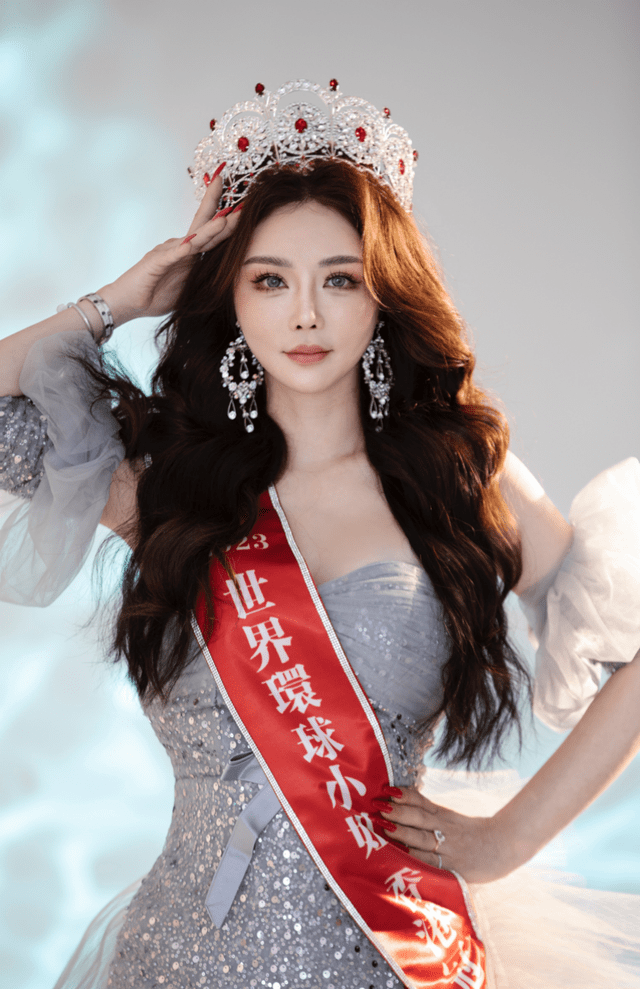 宫川末奈代表中国香港去参加世界环球小姐大赛2023世界总决赛