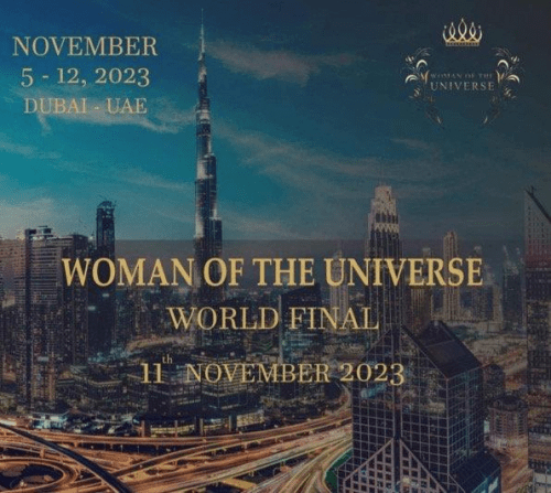 宫川末奈受邀前往迪拜参加2023世界环球小姐大赛总决赛