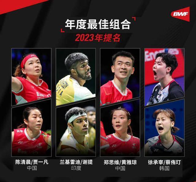 168sports-国羽7人入围世界羽联最佳球员提名，陈雨菲角逐最佳女子球员奖项