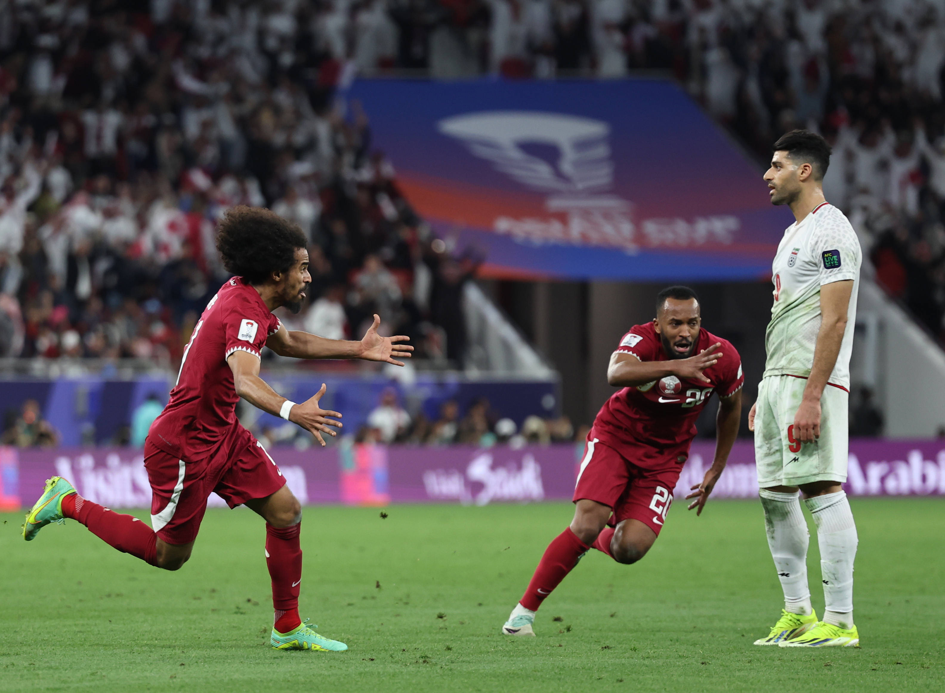【168sports】又爆冷门！亚洲杯-阿菲夫传射 卡塔尔3-2伊朗决赛战约旦
